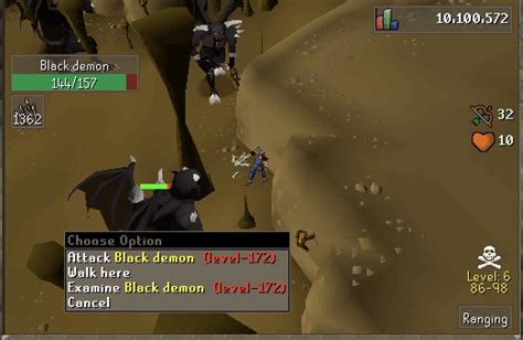 Slayer task black demon, poor man : r/2007scape .